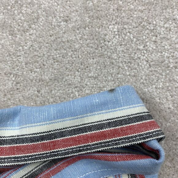 Tommy Bahama Cabana Stripe Linen Shirt Button Long Sleeve Shirt Men's Size XL - Picture 10 of 15